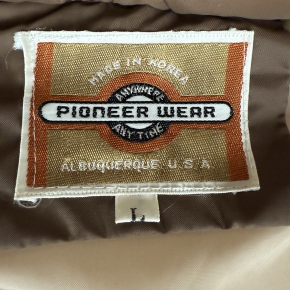 Vintage Pioneer Wear Work Coat Puffer Men's No Tag Size - Picture 9 of 15